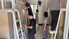 武装部(保卫处)开展两校区新改造学生宿舍安全专项检查 全方位守护宿舍安全