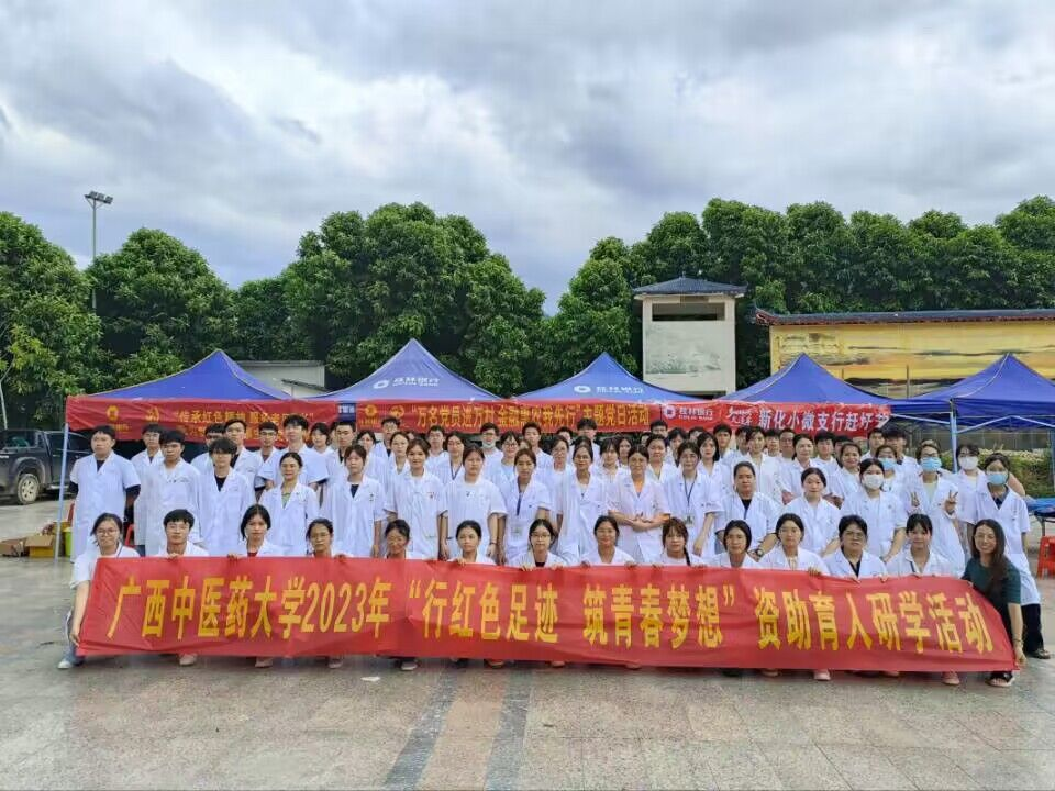 图2 在乐业县新华镇开展中医药特色疗法进社区活动 图2 在乐业县新华镇开展中医药特色疗法进社区活动