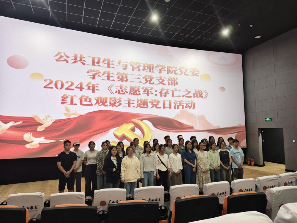 学生第三党支部合影留念