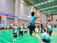 我校教职工代表队参加2025年全区高校教职工气排球比赛